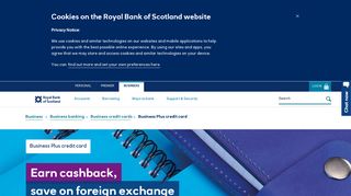 Business Plus credit card | Royal Bank of Scotland - RBS Business
