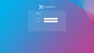 Sign in - Condeco
