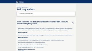 How can I find out about my Black or Reward Black Account home ...