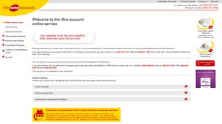 The One account - Online service