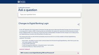 Changes to Digital Banking Login - Royal Bank of Scotland