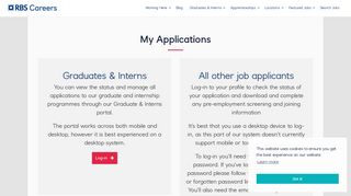 Candidate Log-In | RBS Careers - jobs in RBS