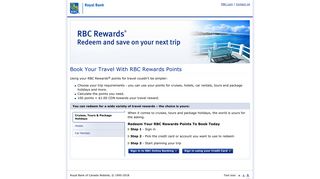 Book Your Travel With RBC Rewards Points - RBC Royal Bank