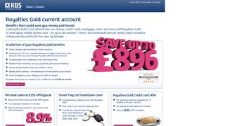 Royalties Gold current account - The Royal Bank of Scotland - RBS