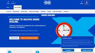 Halifax UK | Buying and selling | Sharedealing