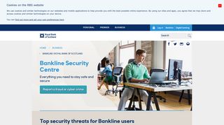 Bankline Security Centre - Royal Bank of Scotland - RBS