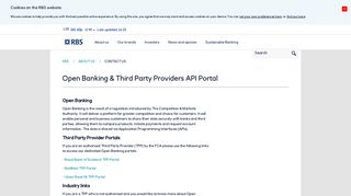 Open Banking & Third Party Providers API Portal | RBS