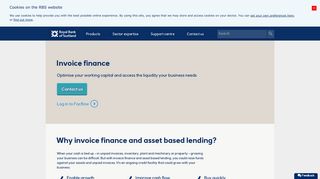 RBS Invoice Finance: Home