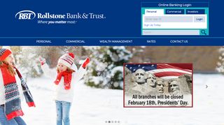 Rollstone Bank: Home