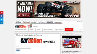 Newsletter Sign Up - RC Car Action