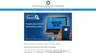 Yuchengco Group of Companies | RCBC Touch Q Web Portal / Mobile ...