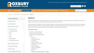 MyRCC | Roxbury Community College