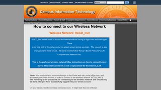 Wireless Connection - Riverside City College