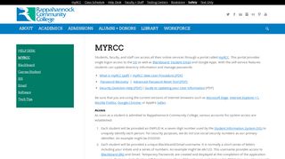 myRCC | Rappahannock Community College