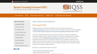 Accessing the RCE | Research Computing Environment (RCE)