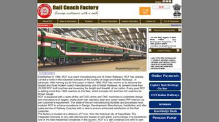 Welcome to Rail Coach Factory Kapurthala Official Website