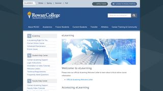 Rowan College | eLearning eLearning