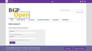 Log in - BJGP Open