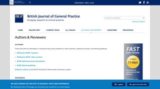 Authors & Reviewers | British Journal of General Practice