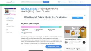 Access rch.nhm.gov.in. -::-Reproductive Child Health (RCH ... - Accessify
