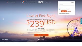 RCI - the largest timeshare vacation exchange network in the world