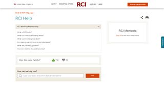 RCI Weeks | RCI.com