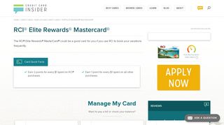 RCI® Elite Rewards® MasterCard® - Credit Card Insider