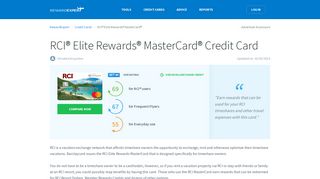 RCI® Elite Rewards® MasterCard - RewardExpert.com