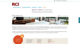 RCI Platinum | RCI.com - Wyndham Home Exchange