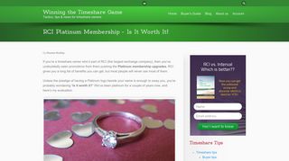 RCI Platinum Membership - Is It Worth It? | TImeshare Tips