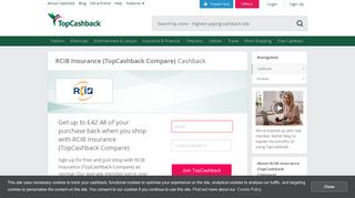 RCIB Insurance (TopCashback Compare) Discounts, Codes, Sales ...
