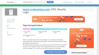 Access depot.rcmbusiness.com. FSPL Security Login
