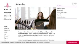 Subscribe | Royal College of Music