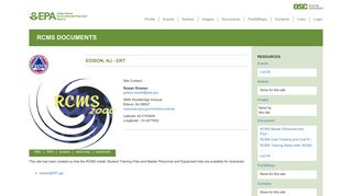 Site Profile - RCMS Documents - EPA OSC Response