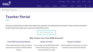 Teacher Portal | The Royal Conservatory of Music