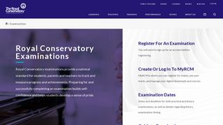 Exams - Examinations | The Royal Conservatory of Music