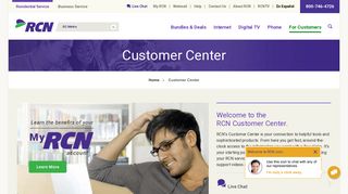 RCN Customer Center - tips for using your RCN services, webmail ...