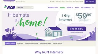 High Speed Internet Service Provider | RCN Lehigh Valley
