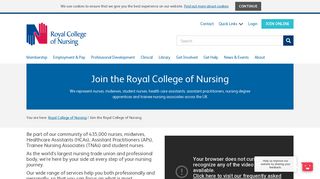 Join the RCN | Membership | Royal College of Nursing