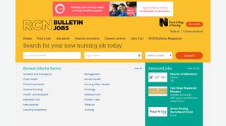 RCN Bulletin Jobs | jobs | Choose from 1,001 live vacancies