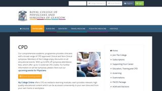 CPD - The Royal College of Physicians and Surgeons of Glasgow
