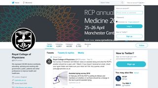 Royal College of Physicians (@RCPLondon) | Twitter