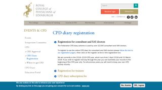 CPD diary registration | Royal College of Physicians of Edinburgh