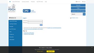 Log in - CPD Online