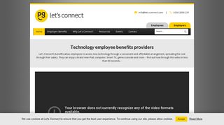 Let's Connect: Technology Employee Benefits Provider