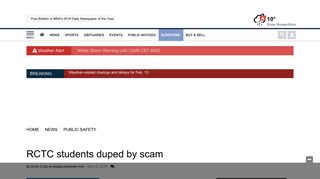 RCTC students duped by scam | Public Safety | postbulletin.com