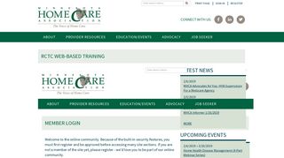 RCTC Web-based Training - Minnesota HomeCare Association