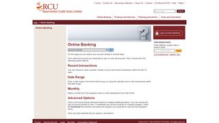 RCU - Online Banking