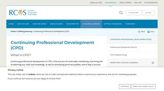 Continuing Professional Development (CPD) - Professionals