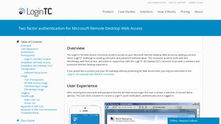 Two factor authentication for Microsoft Remote Desktop Web Access ...